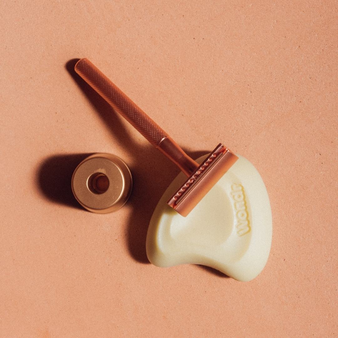 Safety Razor Scheermes + Houder + Mesjes - Zwart