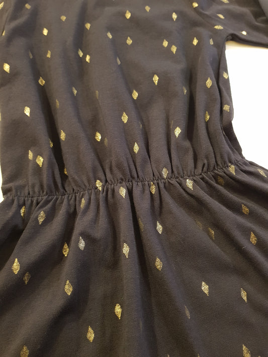 OUTLET - Kaja Dress - Black Gold