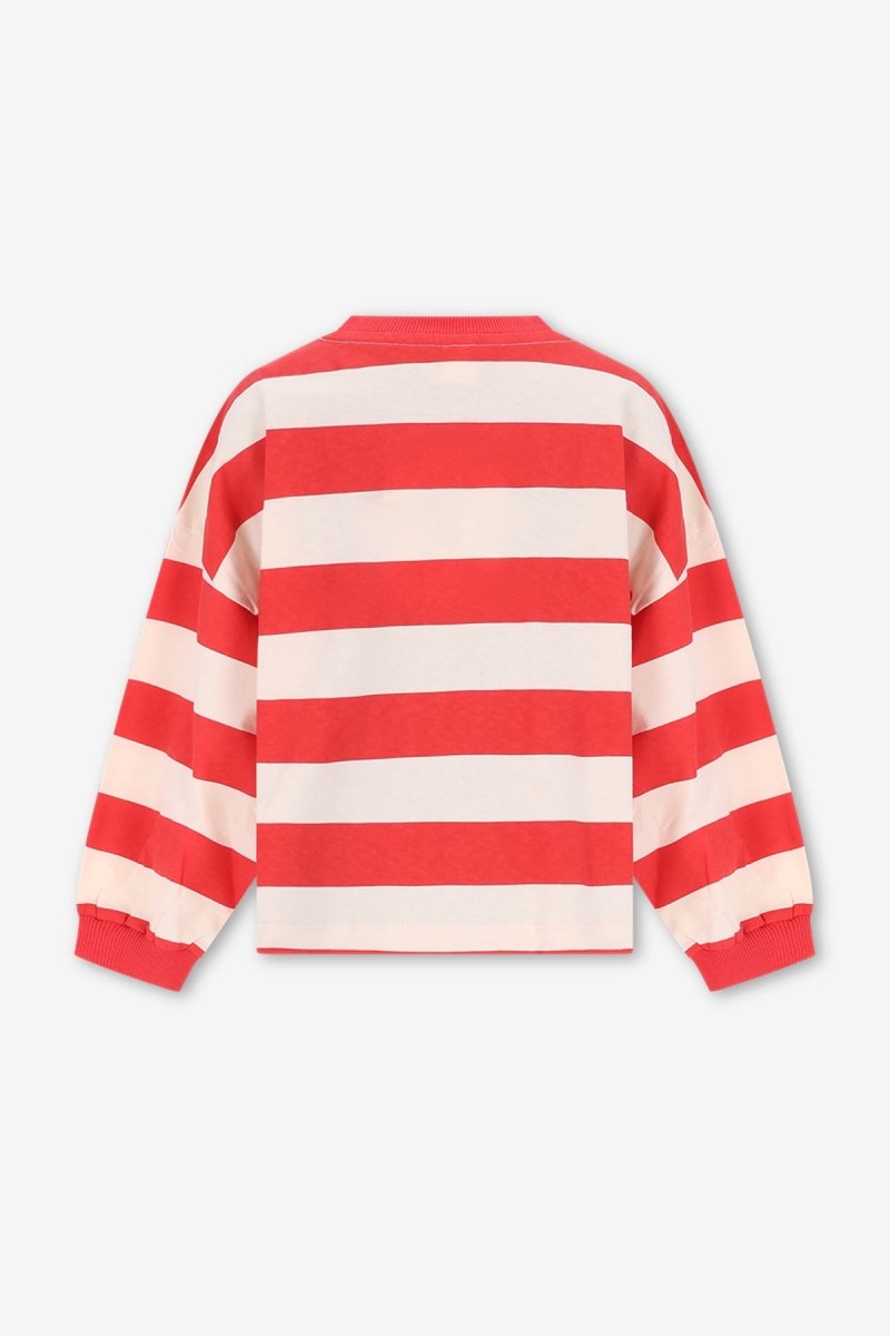 Mattie longsleeve mars red stripes