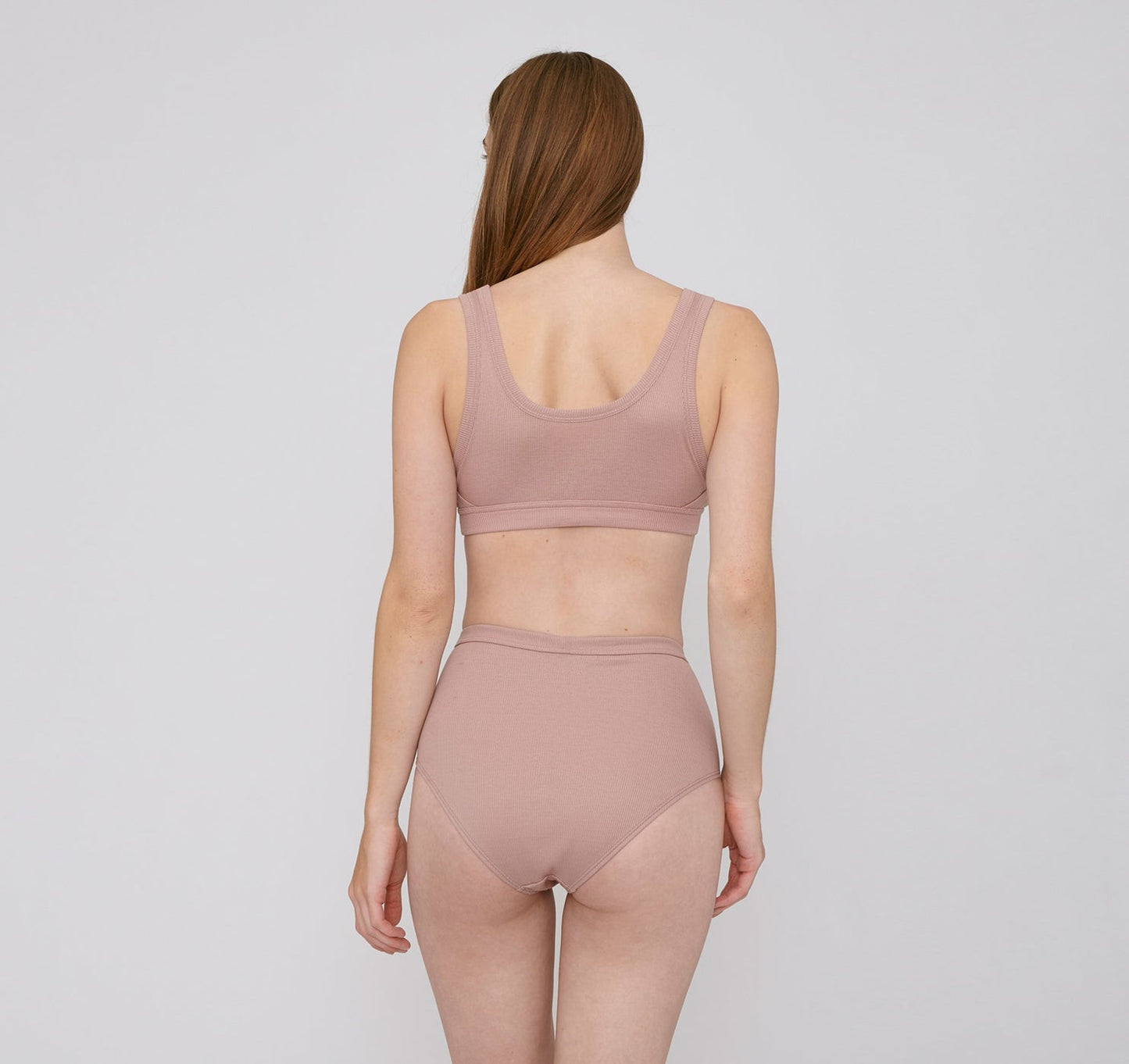 Rib-Flex Super High-Rise Briefs 2-Pack - Dusty Rose