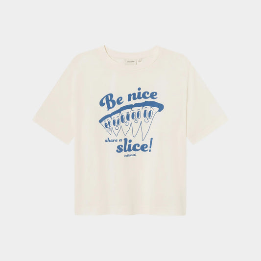 T-Shirt - Vadstena - Share A Slice Off White