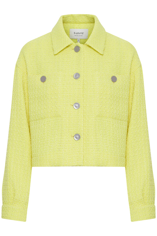 Bydadena Jacket Boucle - Sunny Lime