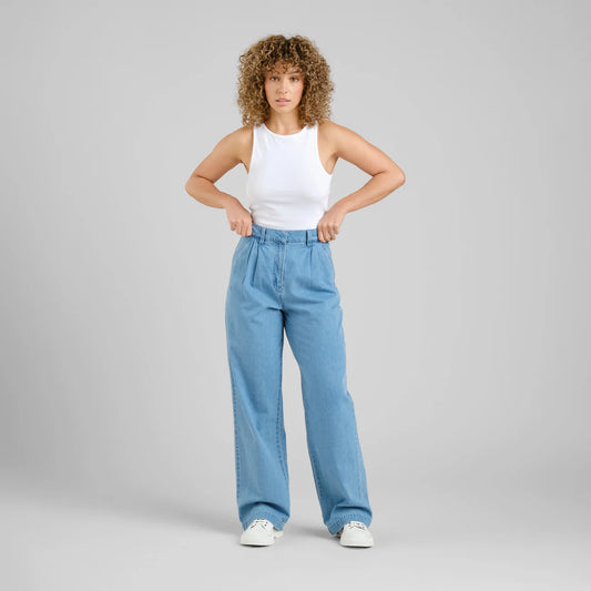 Pants - Vickleby Denim Light Blue