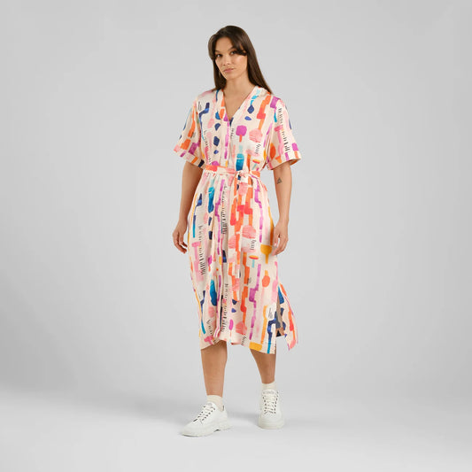 Dress - Kallvik Summer - Abstract Multi Color