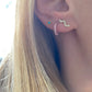 Color Hoop - 1 Pcs - Enamel/Light Pink