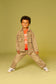Pants wide fit Sand