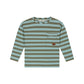 Longsleeve striped Blue green
