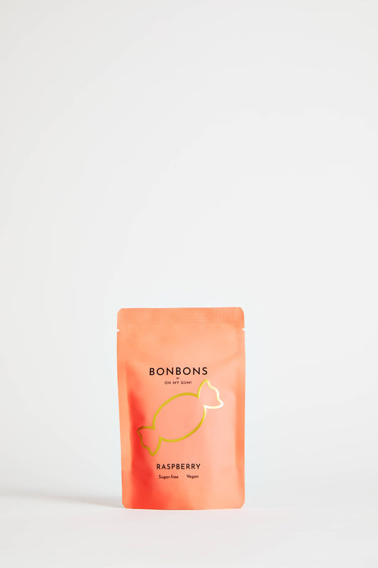 Raspberry Bonbons by OH MY GUM! - Sugarless Hard Candy