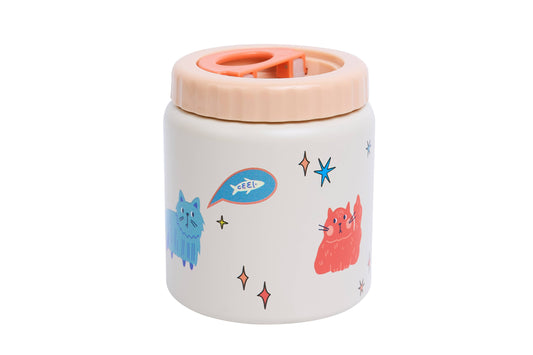 Kids Thermo Food Jar Meowtiful Cats 500ml