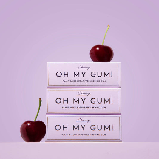 OH MY GUM! - CHERRY CHEWING GUM