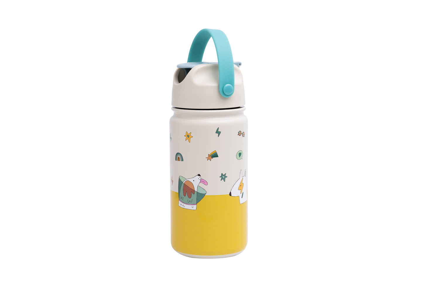 NEW COLLECTION Insulated Stainless Steel Bottle for Kids: Funky Dogs