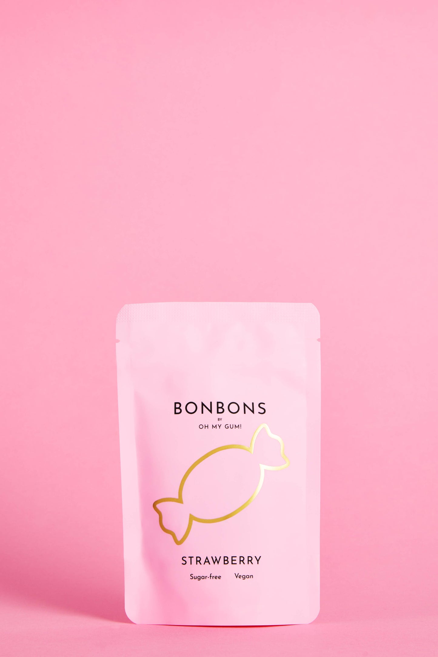 Strawberry Bonbons by OH MY GUM! - Sugarless Hard Candy