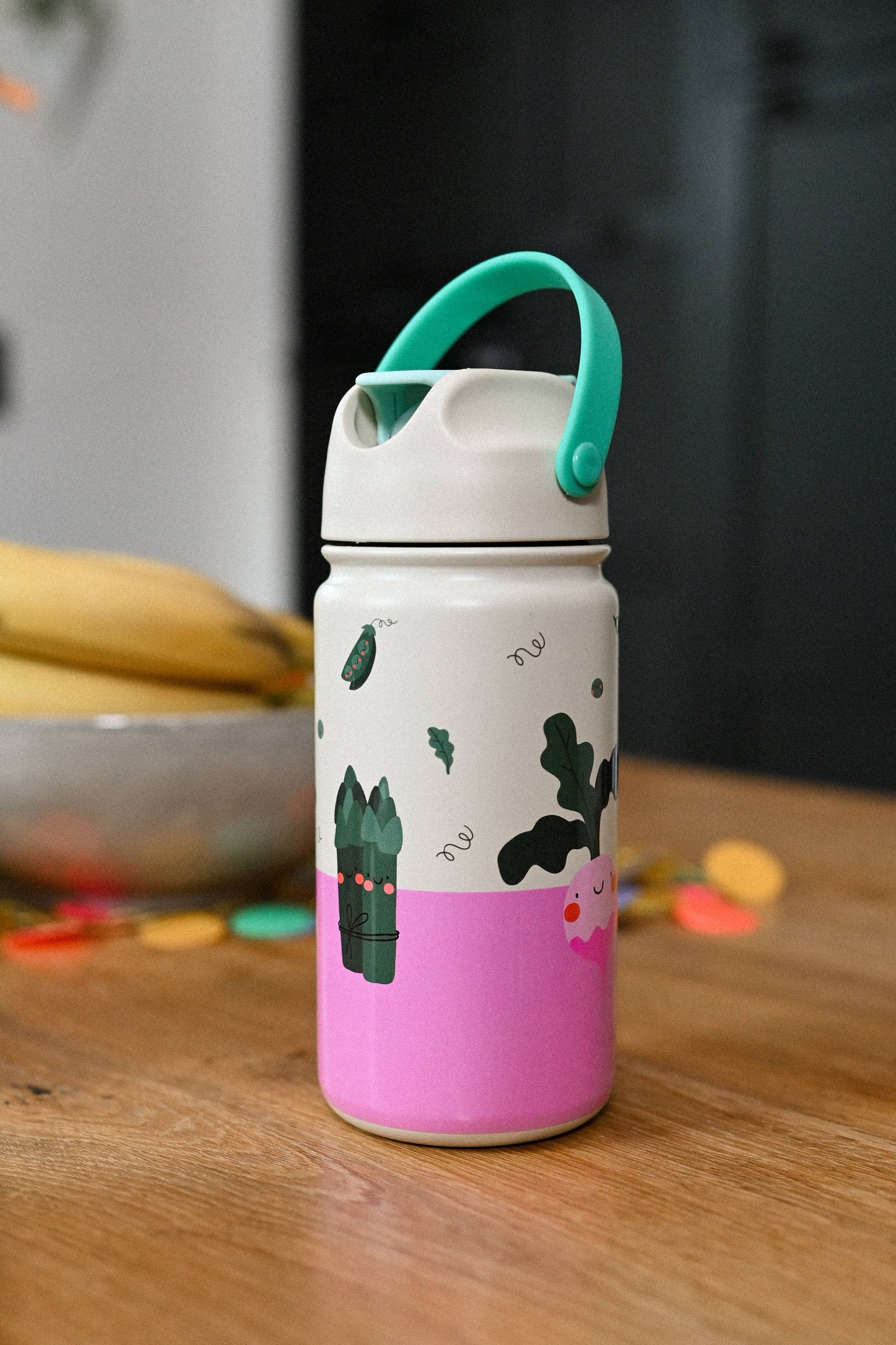 NEW COLLECTION Insulated Stainless Steel Bottle for Kids: Meowtiful Cats