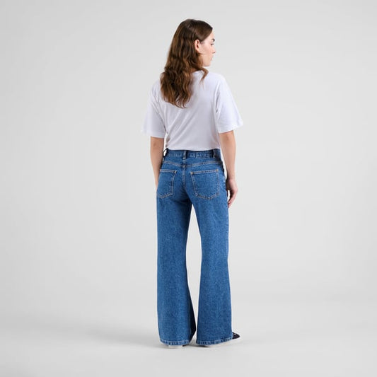 Denim Pants  Berlin Flare Mid Blue