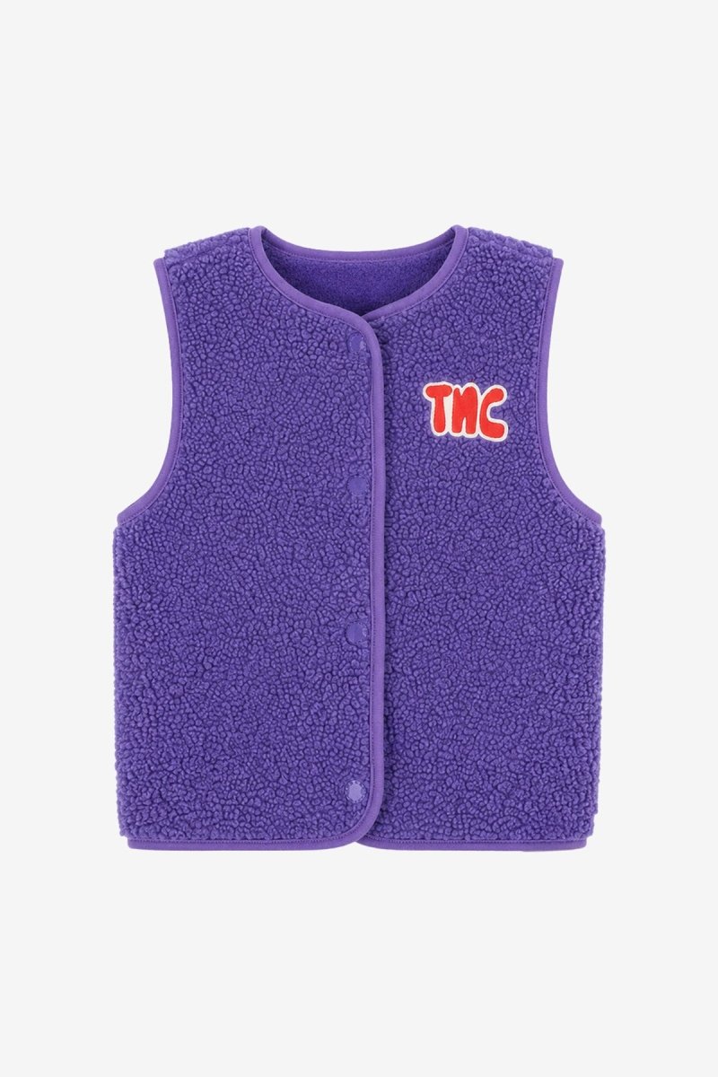 Teddy chapter gilet chive blossom