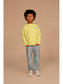 Denim wide fit light blue quares