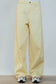 Trousers lemon yellow