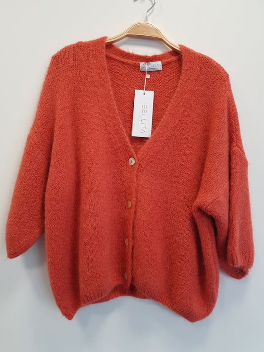 Cardigan Kina - Burnt