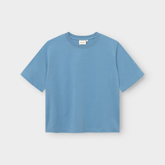 T-shirt Vadstena Base Niagara Blue GOTS