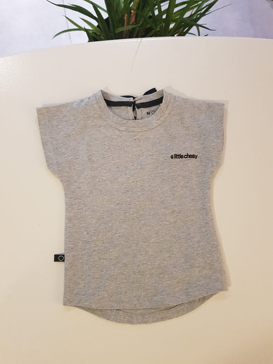 OUTLET - Manou Top Bow - Shadow Grey