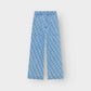 Workwear Pants Vara Denim Pepita Cats Light Blue GOTS