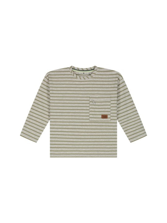 Longsleeve striped army