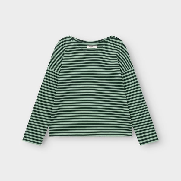 Top Humledal - Stripes dark green / Granite green