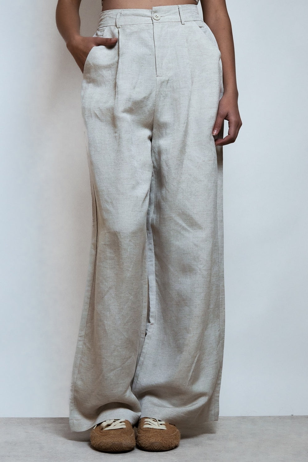 Trousers Ecru