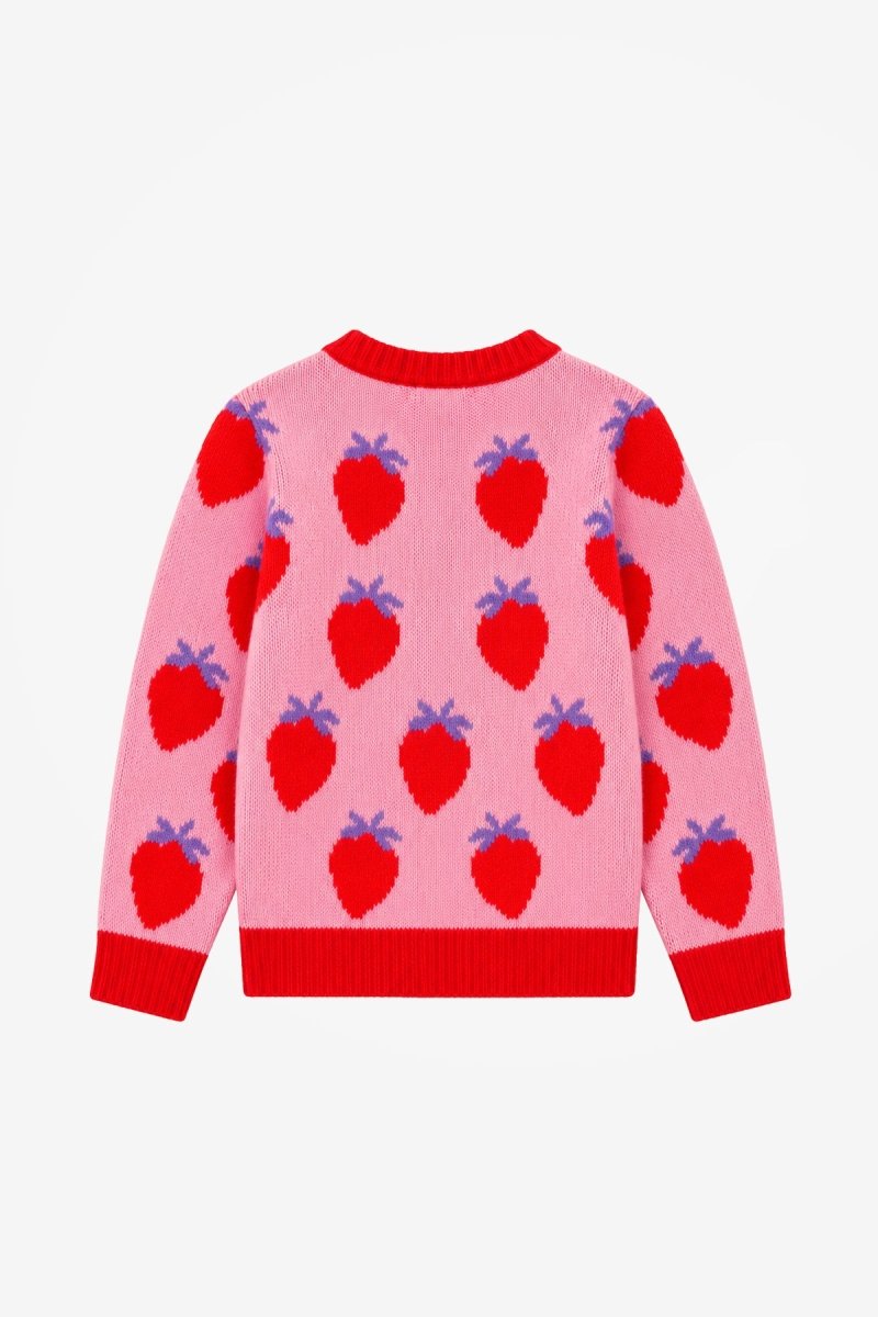 Jhene sweater mars red