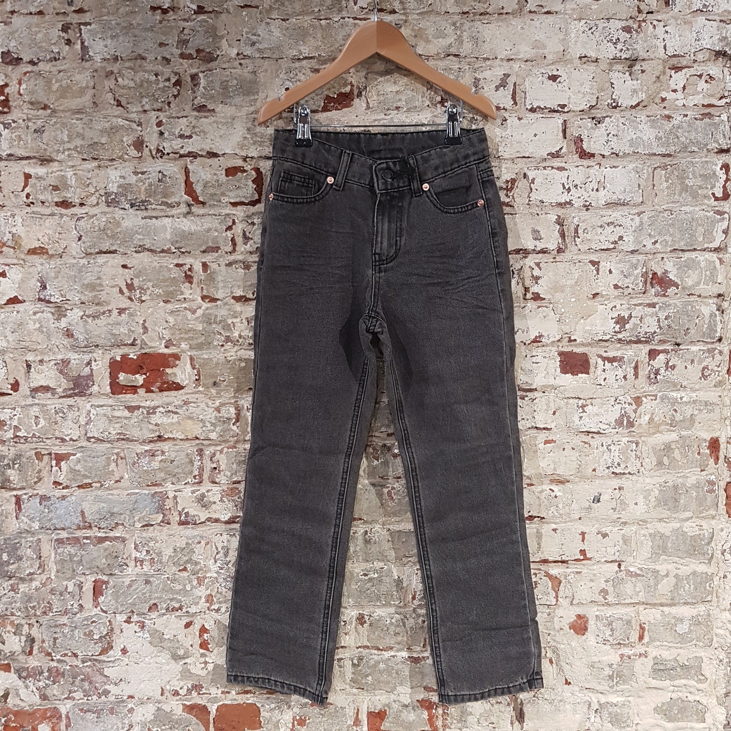 OUTLET - Wood Regular Jeans -Dark Grey