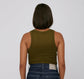 Women's Rib-Flex Tank Top - Olive